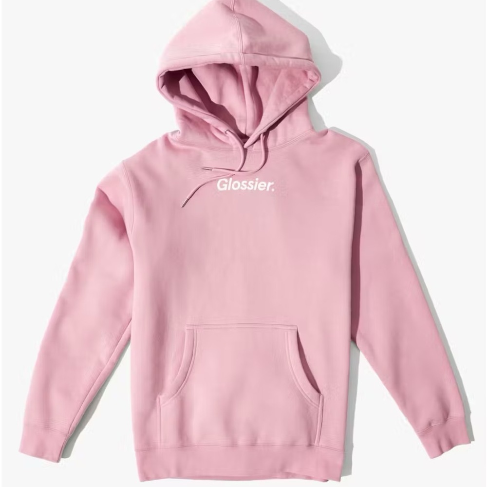 Glossier Original Pink Hoodie